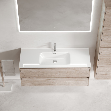 Тумба под раковину Sancos Libra LB120-1EG 120х50 подвесная цвет коричневый